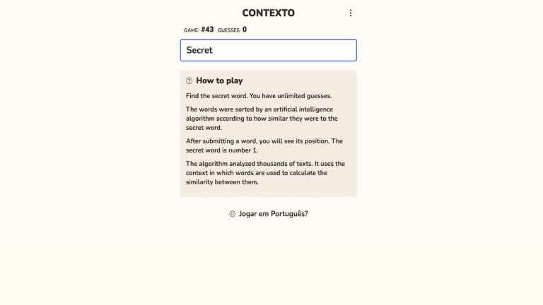 Comment jouer à Contexto – Un autre jeu de devinettes