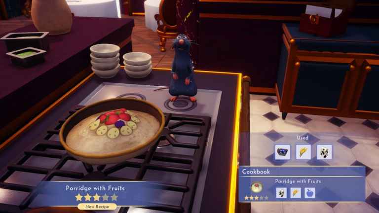 Comment faire du porridge aux fruits dans Disney Dreamlight Valley