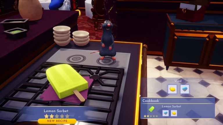 Comment faire du sorbet au citron dans Disney Dreamlight Valley