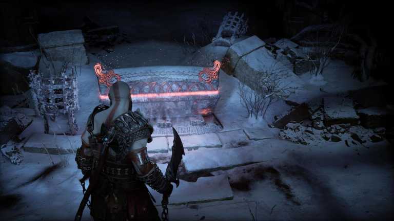 Comment obtenir le coffre rouge derrière la porte dans les Lower Wildwoods dans God of War Ragnarok