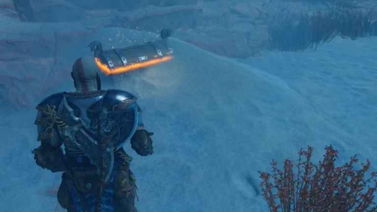 Comment enlever le sable recouvrant les coffres dans God of War Ragnarök