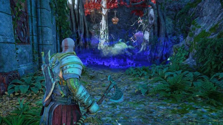 Comment traverser la brume violette dans God of War Ragnarok