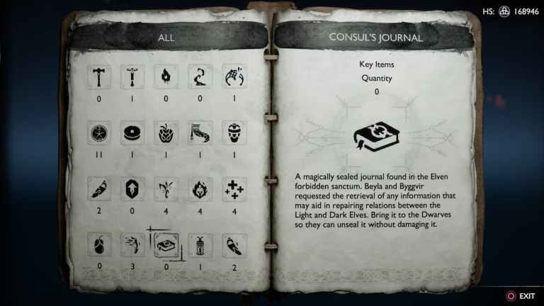 Devriez-vous vendre le journal du consul dans God of War Ragnarök ?