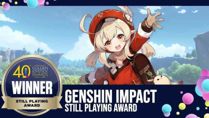 Genshin Impact remporte la catégorie Still Playing aux Golden Joystick Awards 2022
