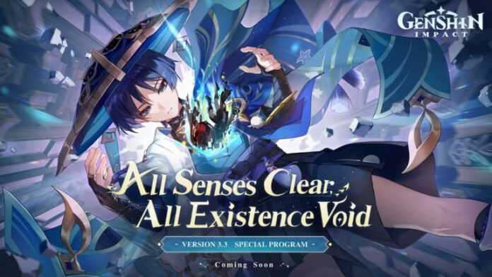 Présentation des événements Genshin Impact Version 3.3 – Mise à jour All Senses Clear, All Existence Void
