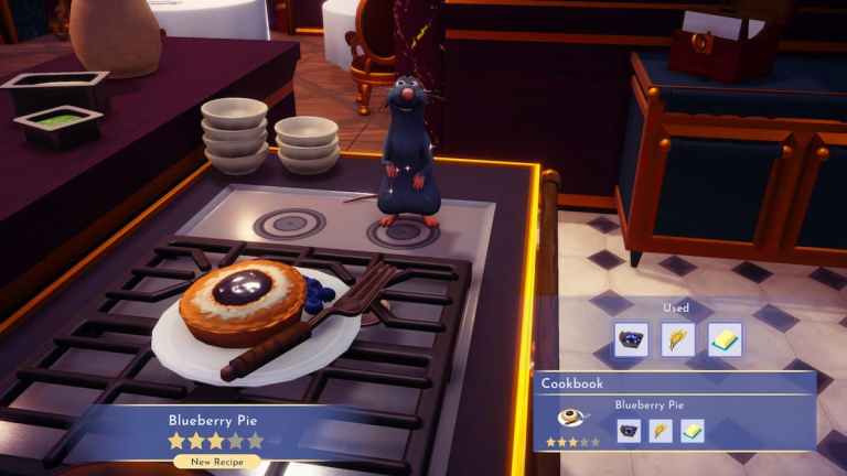 Comment faire une tarte aux myrtilles dans Disney Dreamlight Valley