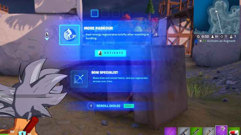 Comment activer une augmentation de réalité dans Fortnite