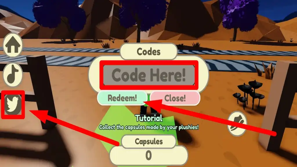 Utiliser la zone de texte du code pour Roblox Anime Plush Tycoon