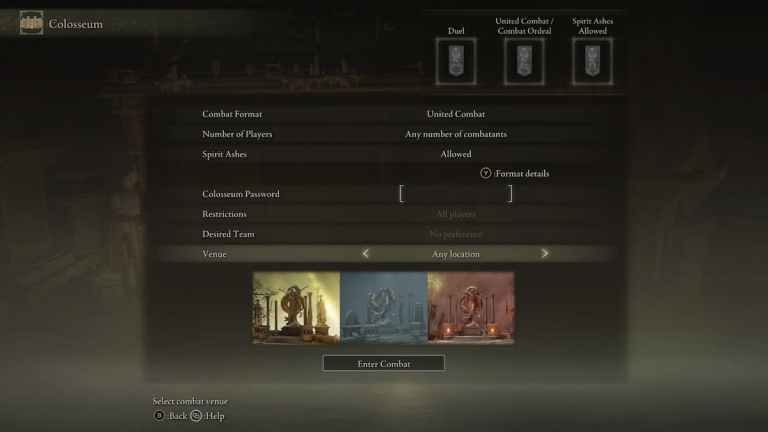 Chaque format de combat expliqué dans la mise à jour des Colisée d'Elden Ring