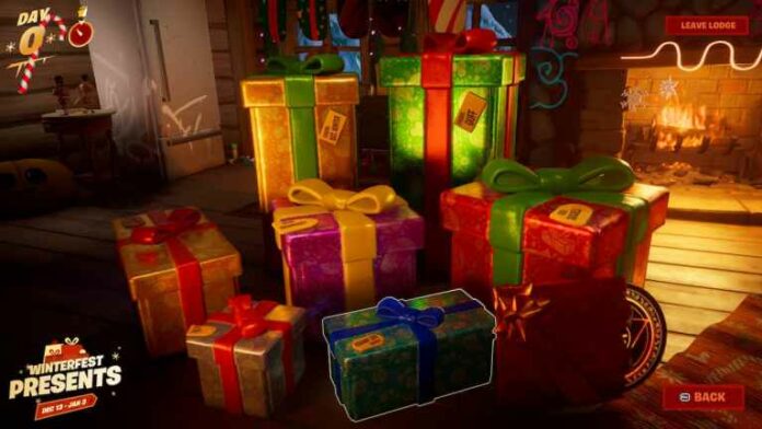 Comment ouvrir des cadeaux dans Fortnite Winterfest 2022
