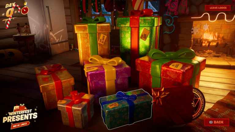 Comment ouvrir des cadeaux dans Fortnite Winterfest 2022