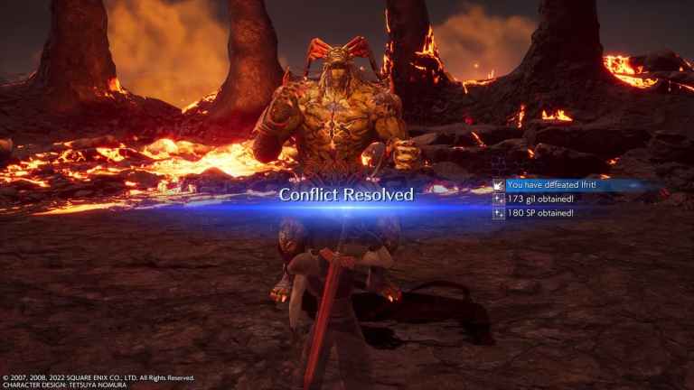 Comment battre Ifrit dans Crisis Core