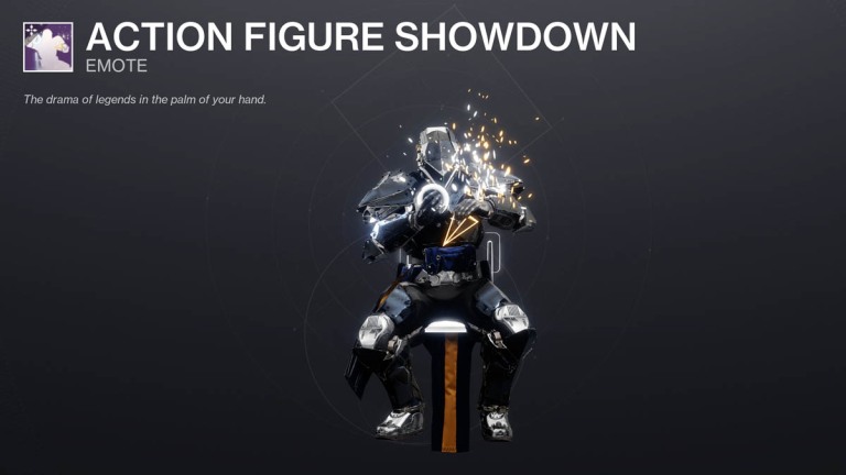 Comment obtenir l'emote Action Figure Showdown dans Destiny 2