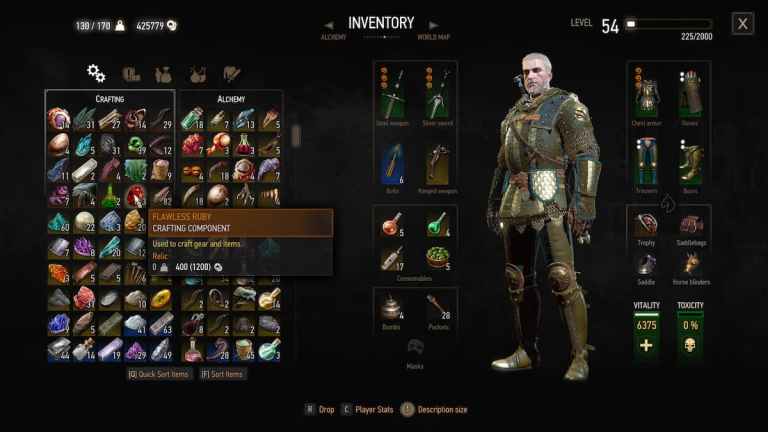 Comment obtenir un rubis sans défaut dans Witcher 3