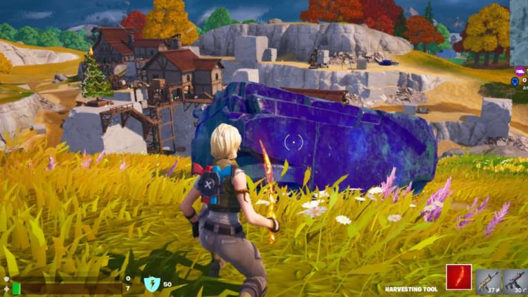 Fortnite: Comment parcourir la distance en utilisant le minerai cinétique