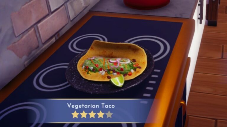 Comment faire des tacos végétariens à Dreamlight Valley