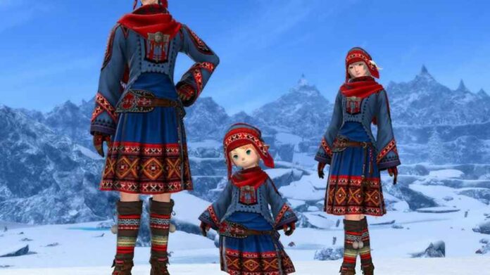 Les fans adorent la nouvelle tenue d'hiver d'inspiration sâme de Final Fantasy XIV
