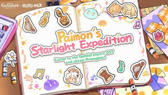 Guide de l'événement Web Starlight Expedition de Genshin Impact Paimon
