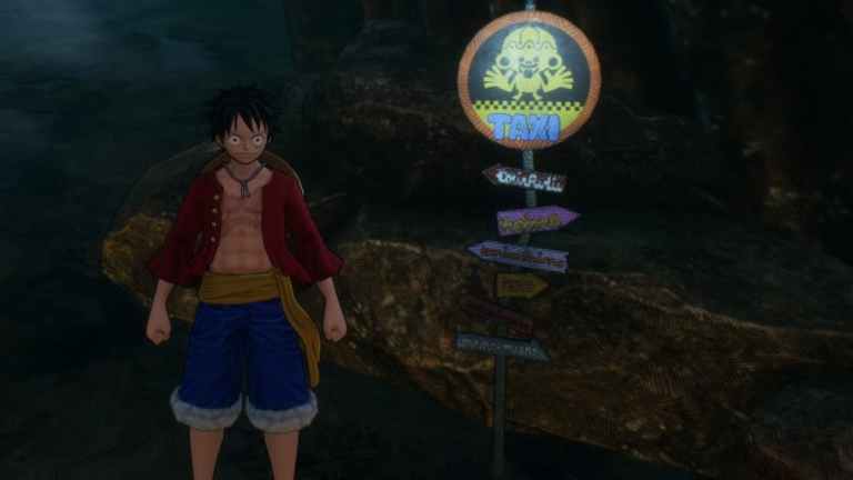 Que sont les enseignes de taxi dans One Piece Odyssey ?