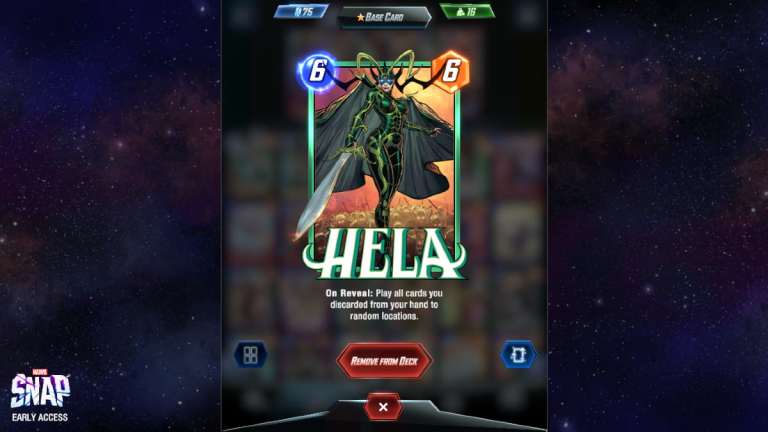 Le meilleur deck Hela dans Marvel Snap