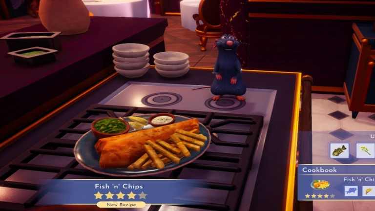 Comment faire du Fish 'n' Chips à Disney Dreamlight Valley