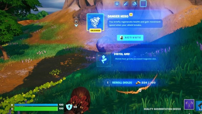 Comment utiliser Danger Hero Reality Augment dans Fortnite