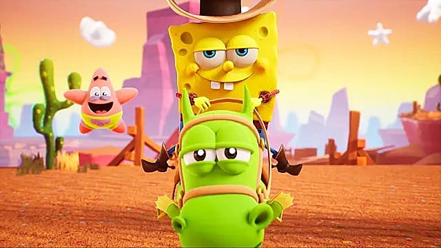 SpongeBob SquarePants: The Cosmic Shake - Toutes les pièces d'or des champs de méduses du Far West
