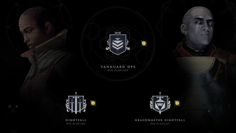 Toutes les activités de la liste de lecture Vanguard Ops de Destiny 2