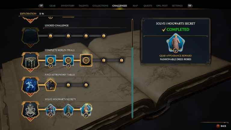 Tous les secrets de Poudlard et où les trouver dans Hogwarts Legacy