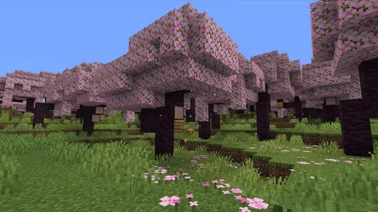 Promenez-vous sous ce nouvel arbre dans Minecraft version 1.20