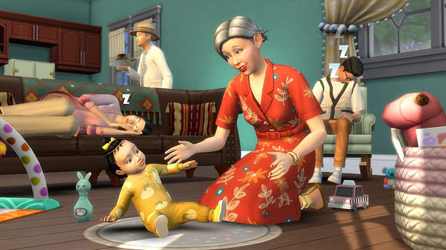 La nouvelle bande-annonce Les Sims 4 Grandir ensemble présente les relations, les bébés
