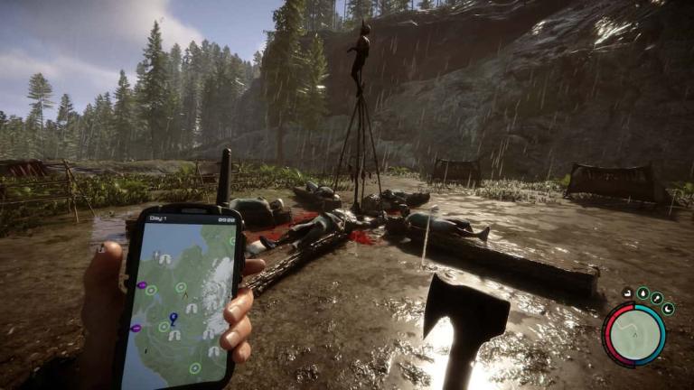 Comment utiliser les emplacements rapides dans Sons of the Forest