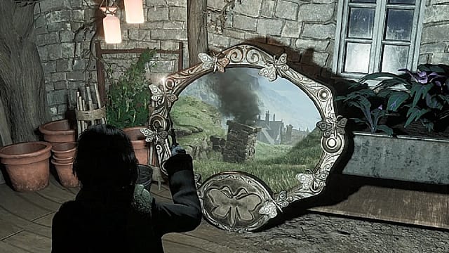 Hogwarts Legacy: Tous les emplacements des puzzles de miroir de Hogsmeade Moth
