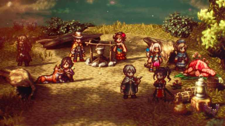 Meilleure fête pour toutes les actions de chemin dans Octopath Traveler 2