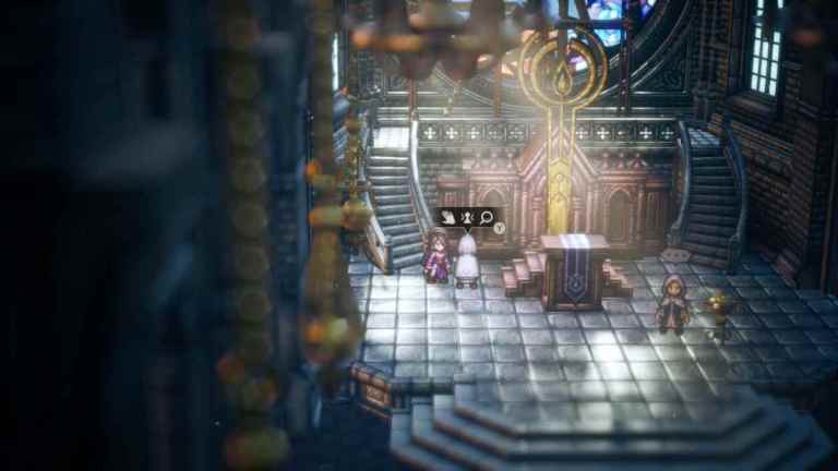 Comment terminer la réparation de la fenêtre de la cathédrale dans Octopath Traveler 2