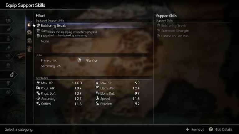 Meilleures compétences de support pour chaque personnage dans Octopath Traveler 2