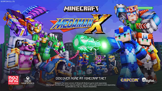 Minecraft obtient un DLC sur le thème de Mega Man X surprise aujourd'hui
