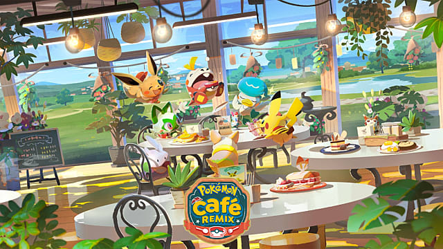 Pokemon Cafe ReMix commande de nouveaux plats pour assiettes Paldea
