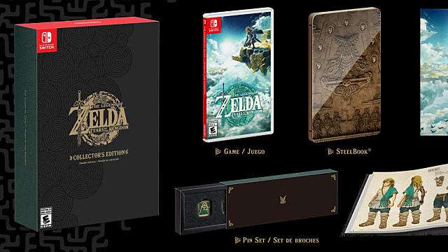 Tout ce que vous obtiendrez dans The Legend of Zelda: Tears of the Kindgom Collector's Edition

