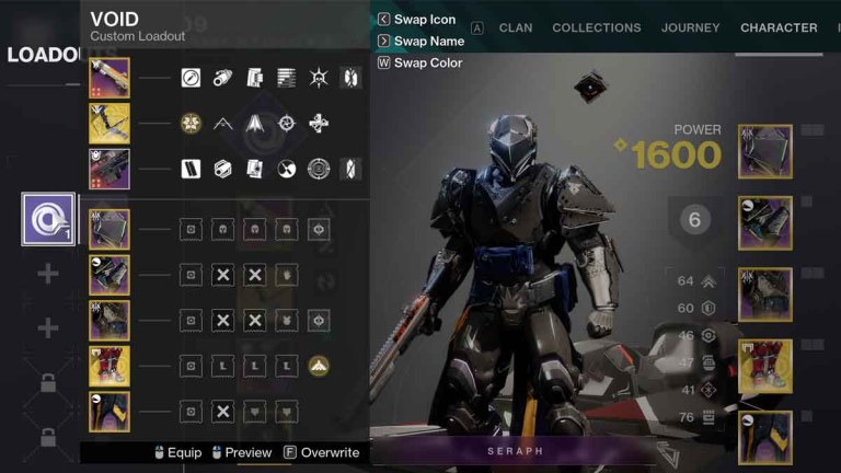 Meilleure façon d'organiser vos chargements dans Destiny 2