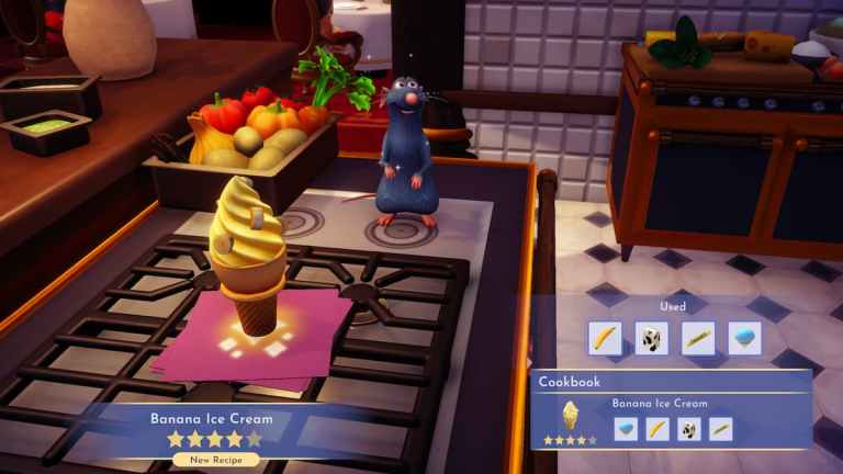 Comment faire de la crème glacée à la banane dans Disney Dreamlight Valley