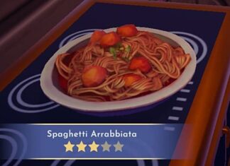 Disney Dreamlight Valley : comment faire des spaghettis arrabiata
