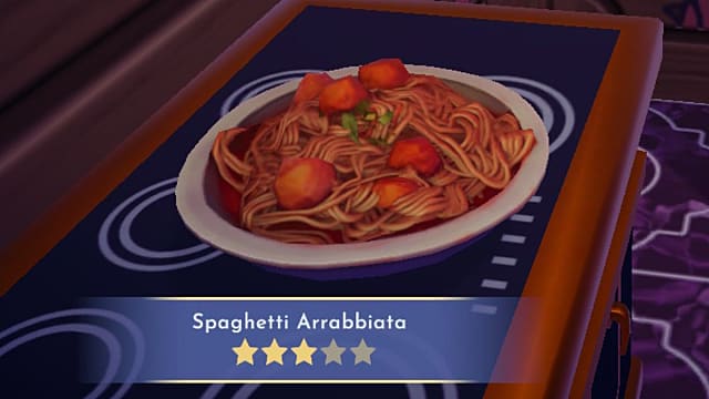 Disney Dreamlight Valley : comment faire des spaghettis arrabiata
