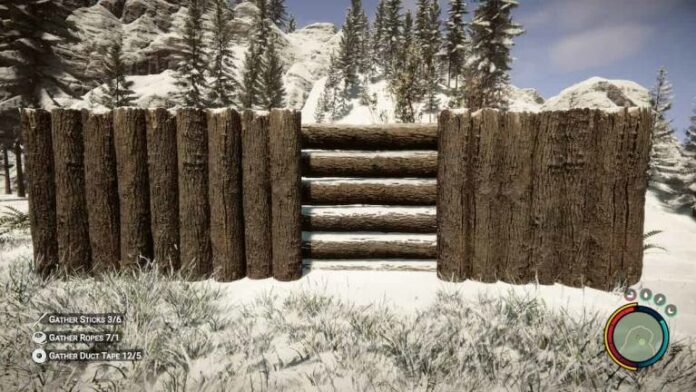 Comment construire des portes de mur défensif dans Sons of the Forest
