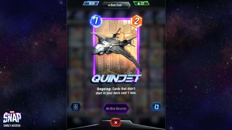 Les meilleurs decks Quinjet dans Marvel Snap