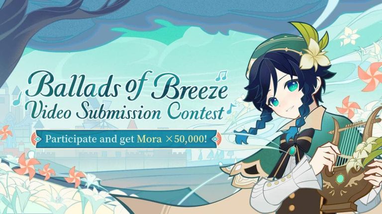 Comment participer au concours de soumission vidéo Genshin Impact Ballads of Breeze - Windblume's Breath