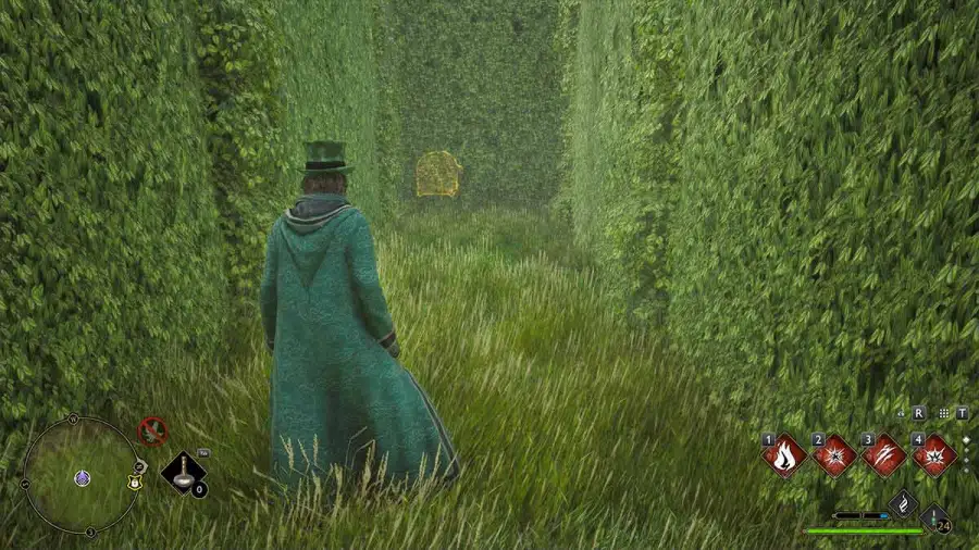 Comment résoudre Hogsfield Hedge Maze dans Hogwarts Legacy - Upper Hogsfield
