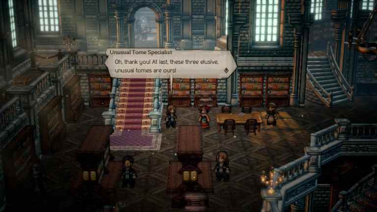 Octopath Traveler 2 - Procédure pas à pas pour se procurer des tomes particuliers