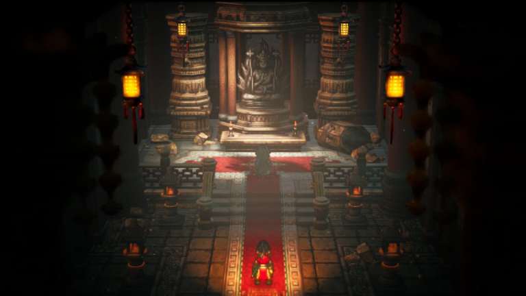 Octopath Traveler 2 - Procédure pas à pas du chasseur d'épées dans le temple en décomposition