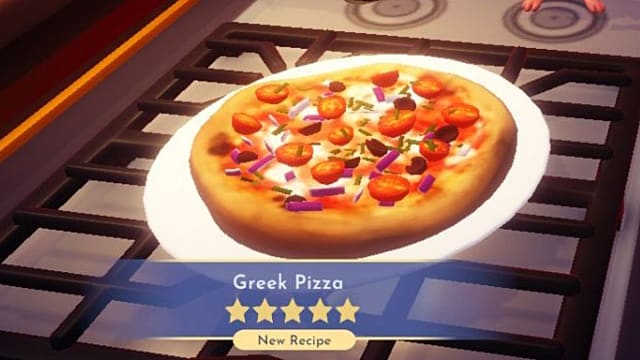 Disney Dreamlight Valley : comment faire une pizza grecque
